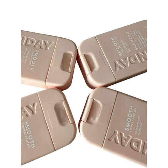 NEW MONDAY Smooth+Wheat Protein Mini Shampoo Conditioner 1.69 OZ Travel 4Pk - Picture 5 of 5